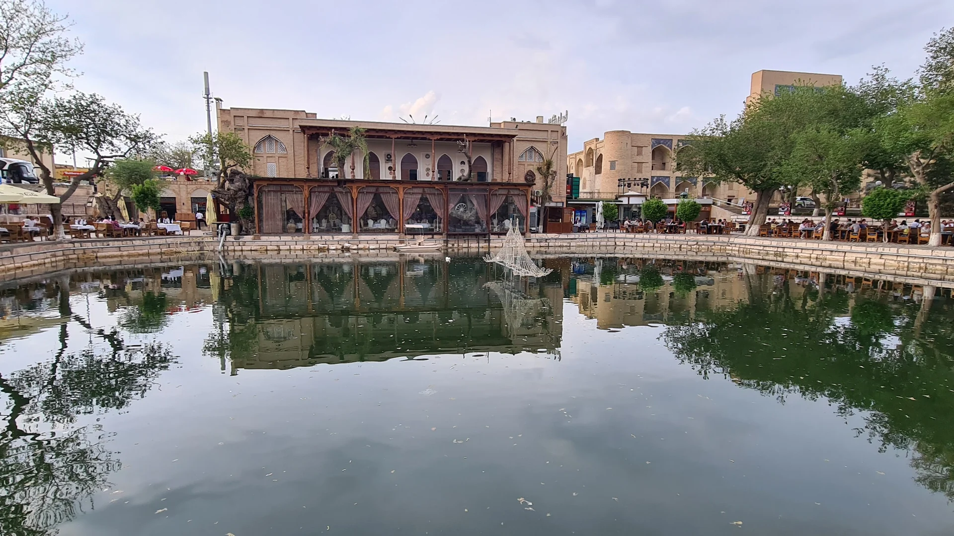 Lyabi-Hauz in Bukhara, Uzbekistan
