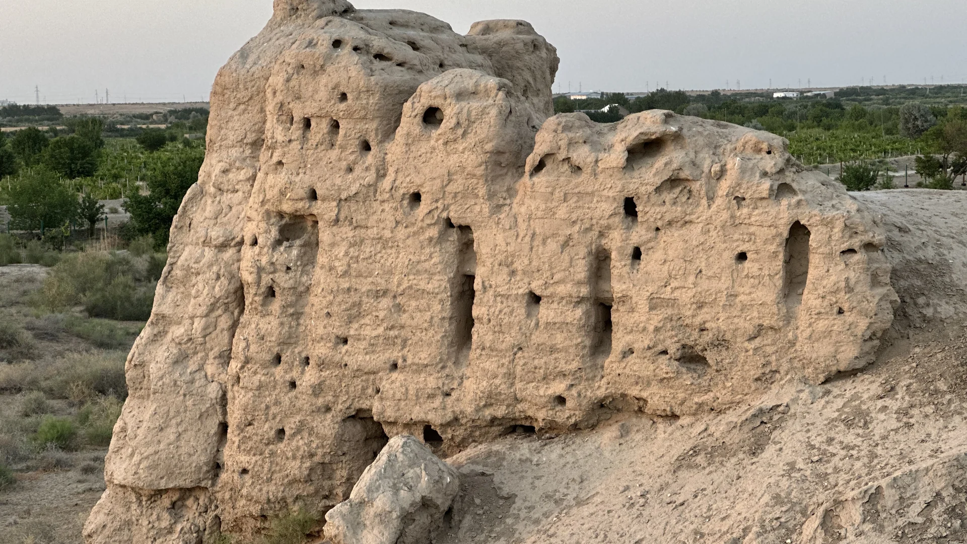 Paykend Ancient Settlement in Karakul district, Uzbekistan