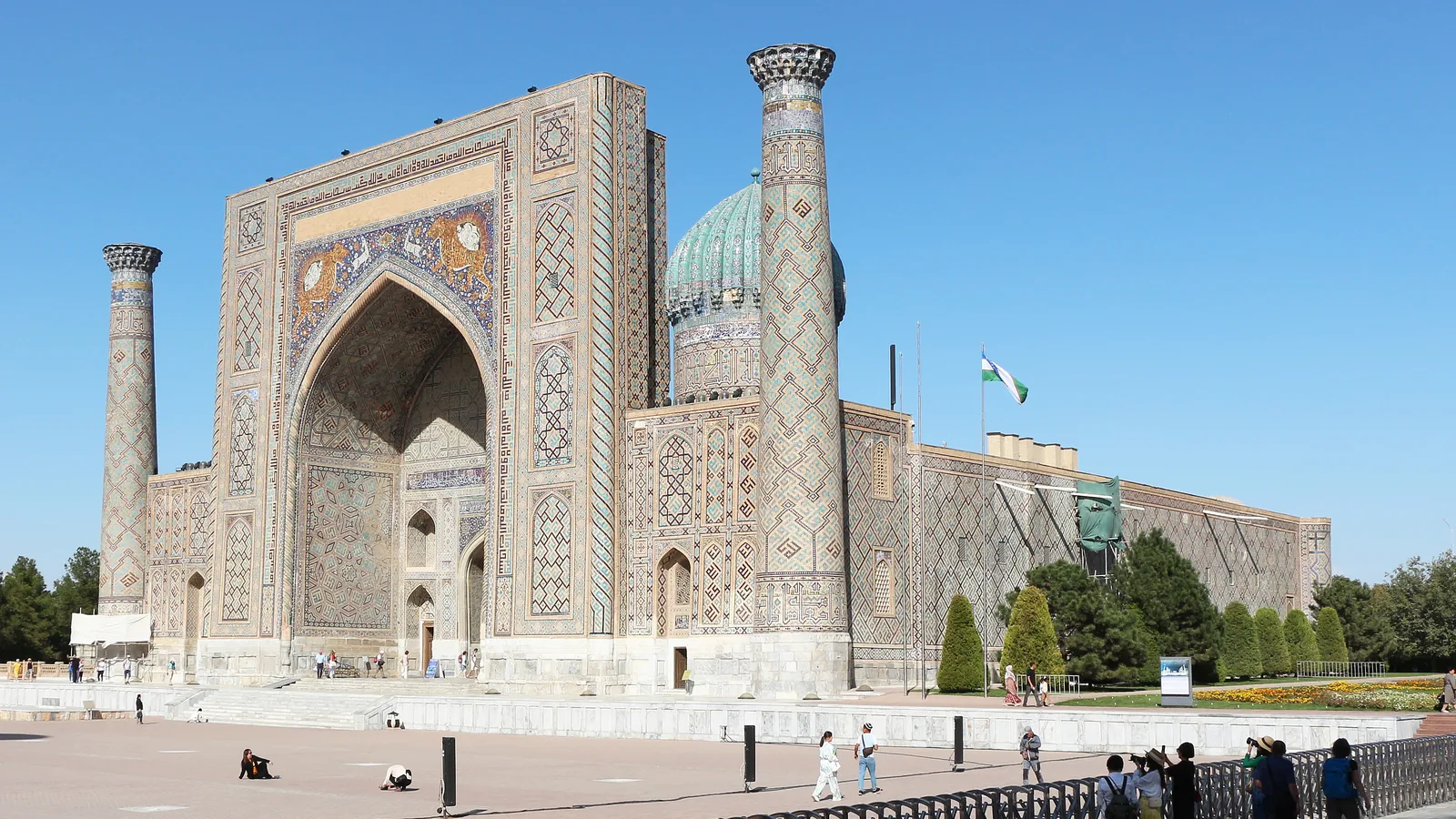 Sher-Dor Madrasa in Samarkand, Uzbekistan